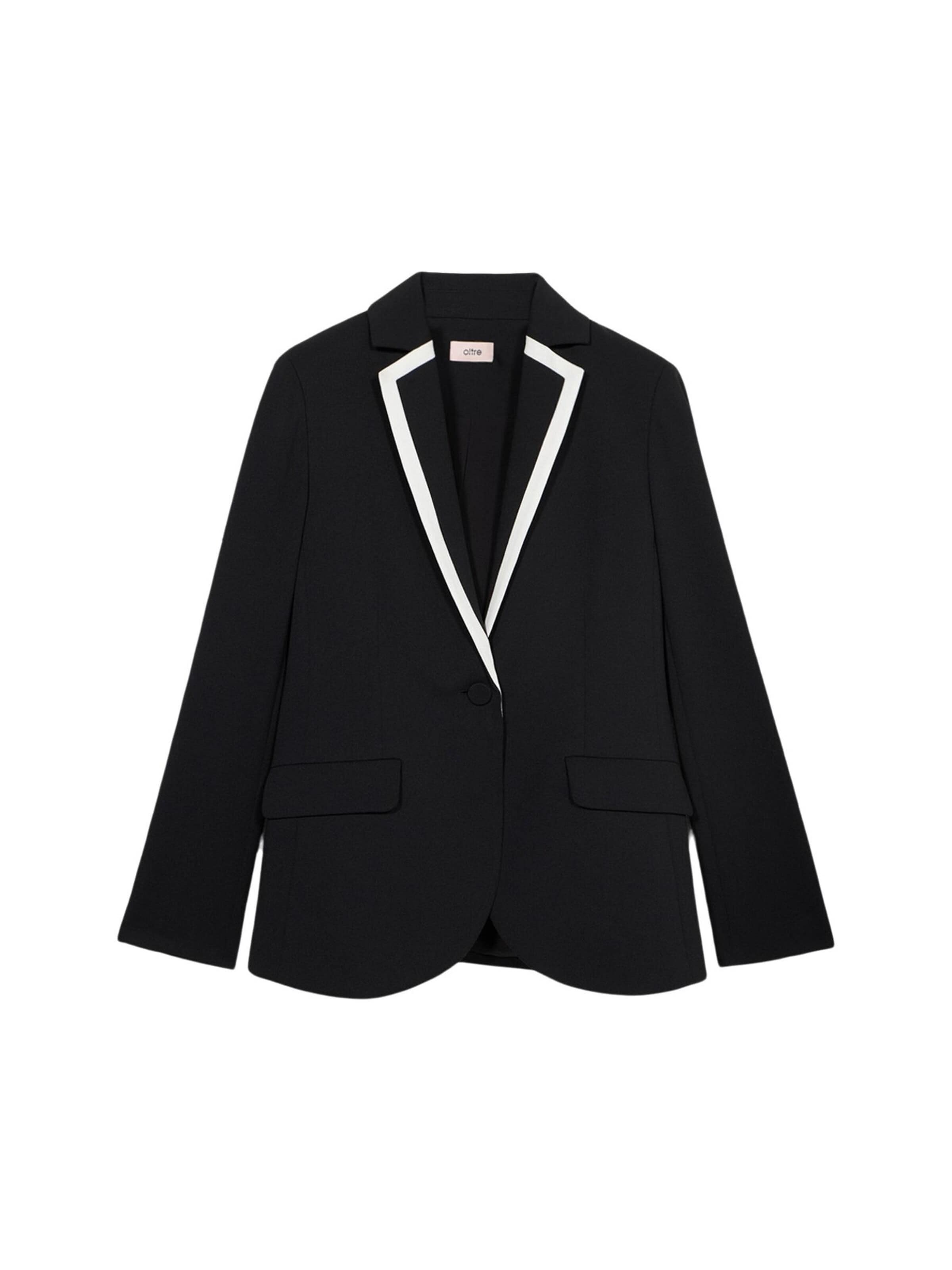 Blazer oltre en noir : devant