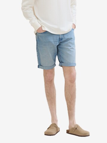 TOM TAILOR Regular Shorts 'Josh' in Blau: predná strana