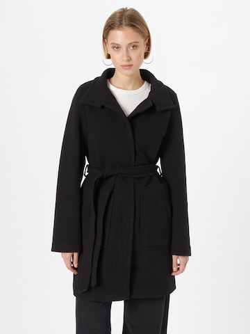 b.young Between-seasons coat in Black: front