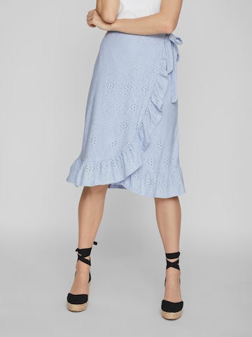 VILA Skirt 'Kawa' in Blue: front