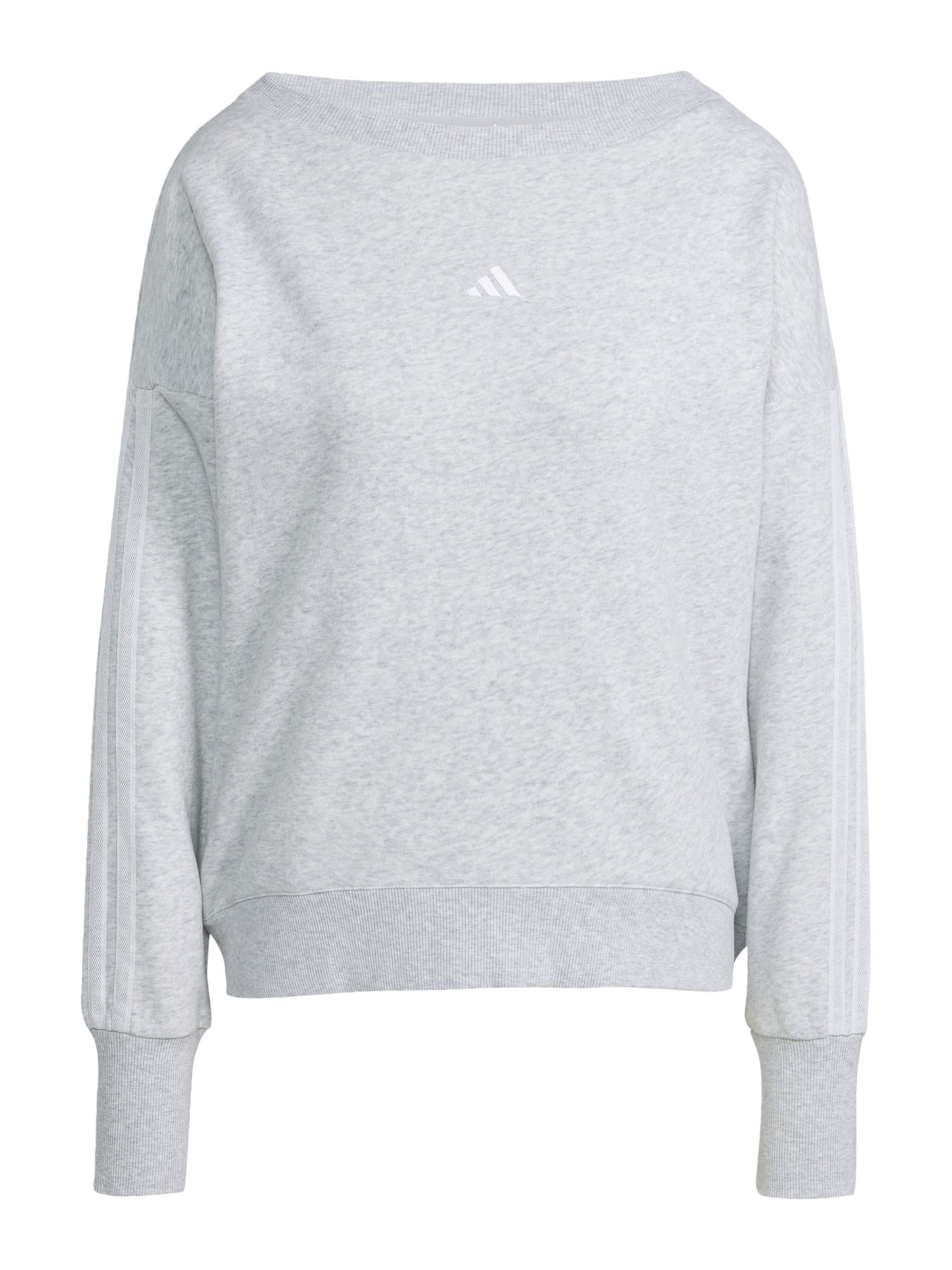 ADIDAS SPORTSWEAR Αθλητική μπλούζα φούτερ σε γκρι: μπροστά