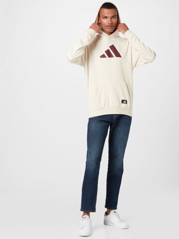 ADIDAS PERFORMANCE Athletic Sweatshirt in Beige