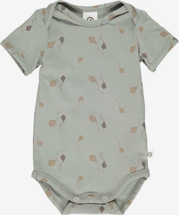 Müsli by GREEN COTTON Romper/Bodysuit 'Kite' in Green: front