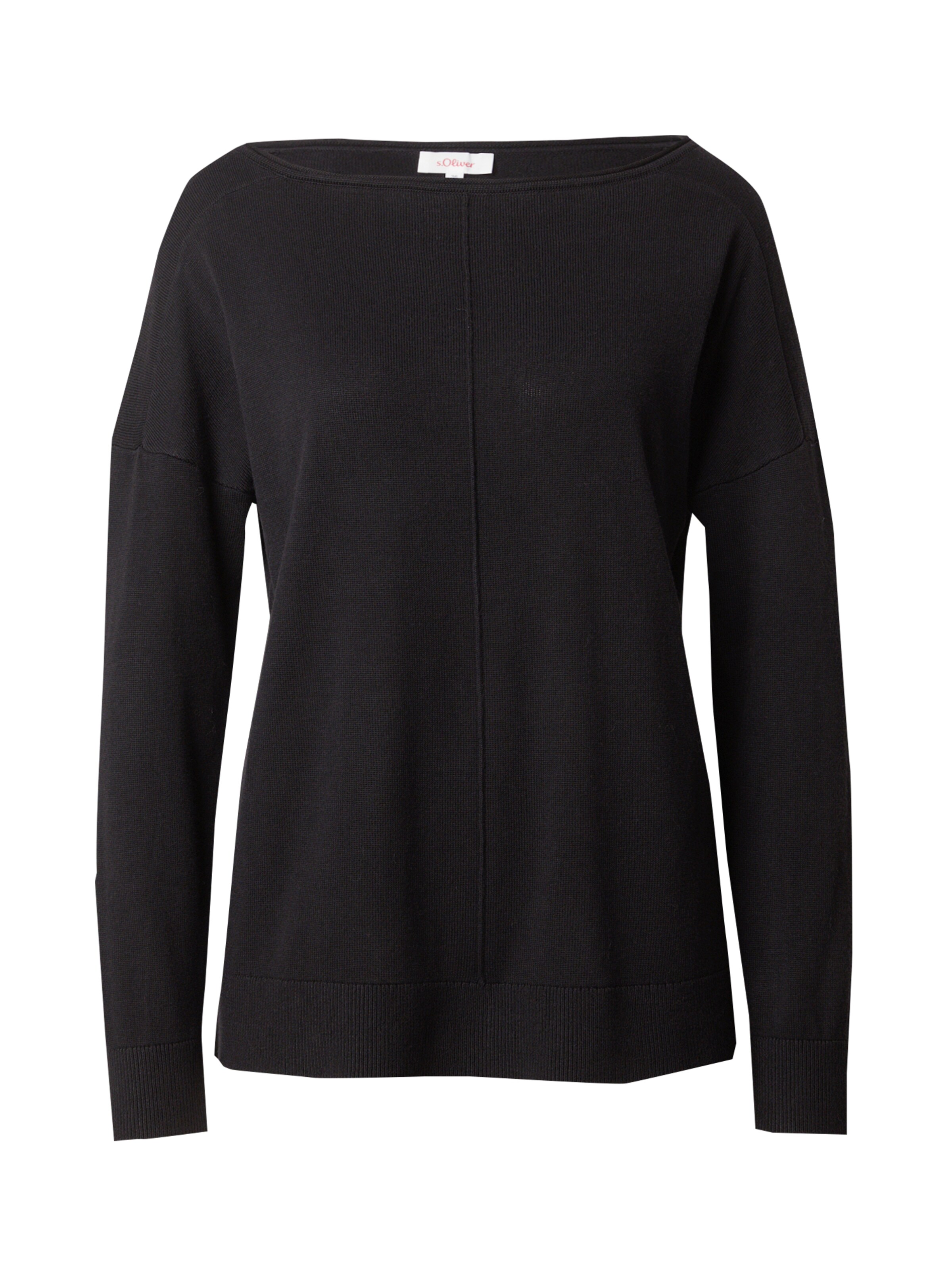 s.Oliver Sweater in Black: front