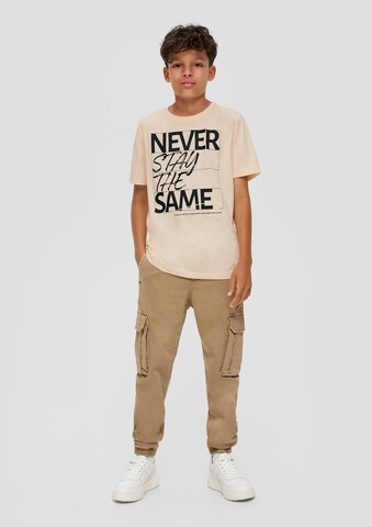 s.Oliver T-Shirt in Beige