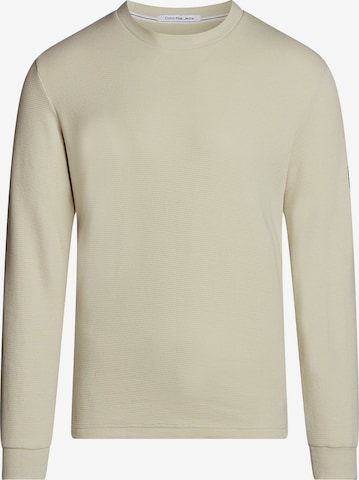 T-Shirt Calvin Klein Jeans en beige : devant