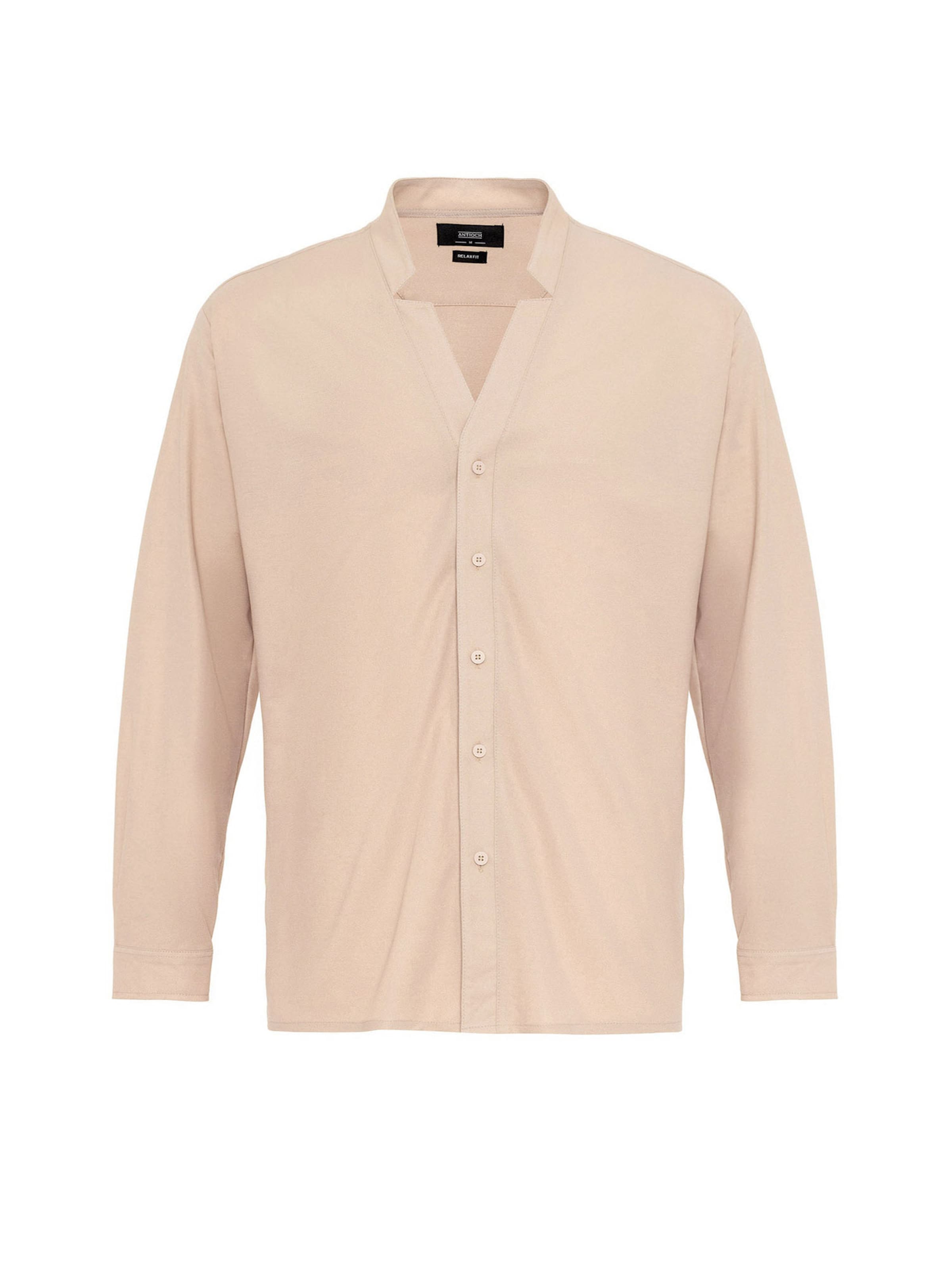 Coupe regular Chemise Antioch en beige : devant