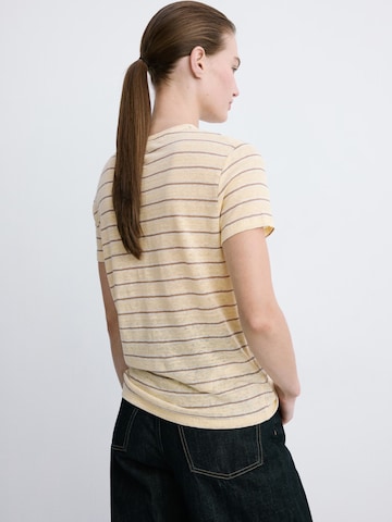 Tricou 'LINA' de la MANGO pe galben