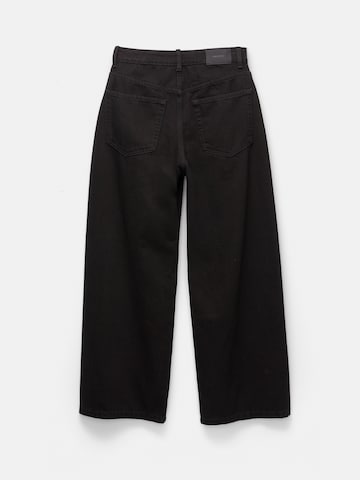 Pull&Bear Baggy Farmer 'TIRO MEDIO' - fekete