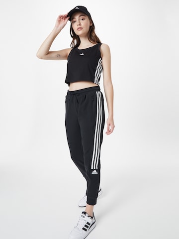 ADIDAS SPORTSWEAR Tapered Workout Pants 'Aeroready -Touch' in Black