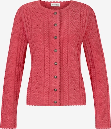 STOCKERPOINT Trachtenstrickjacke 'Lavina' in Pink: Vorderseite