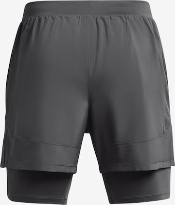 UNDER ARMOUR Regular Workout Pants 'Launch' in Grey