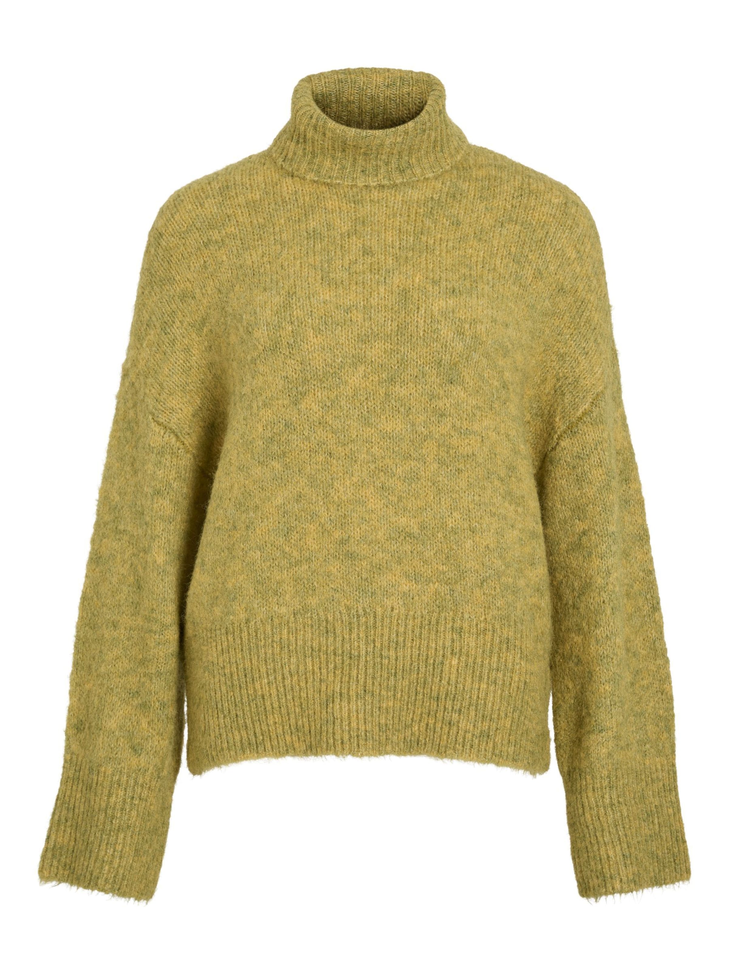 VILA Strickpullover 'VIMARLEY' in Gelb: Vorderseite