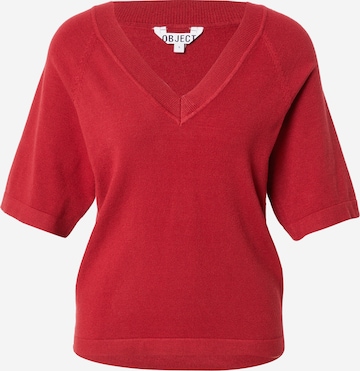OBJECT Sweater 'OBJThess' in Red: front