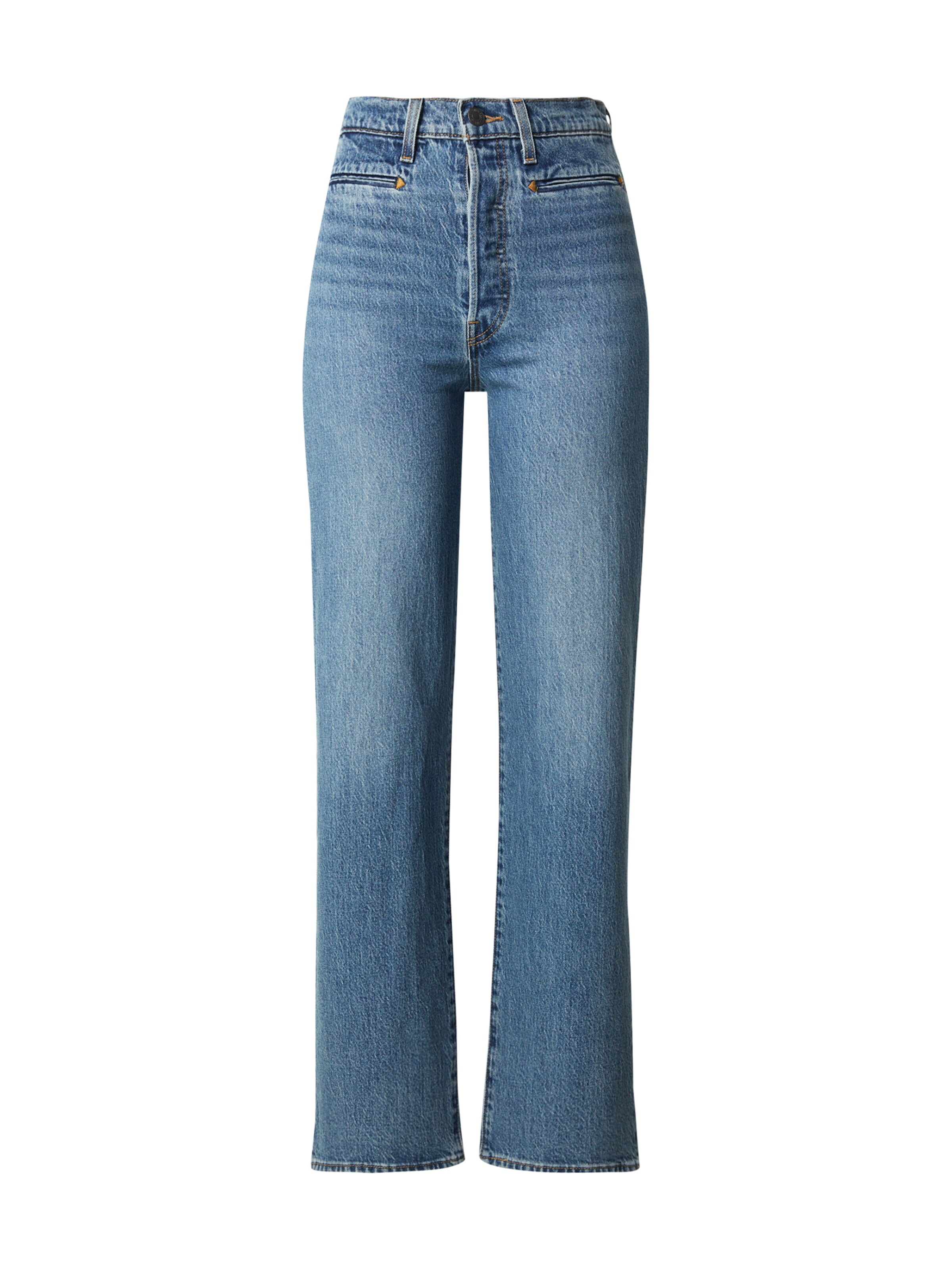LEVI'S ® - regular Vaquero 'Ribcage Full Length Western Jeans' en azul: frente