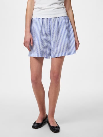 PIECES Loose fit Pants 'PCJolly' in Blue: front