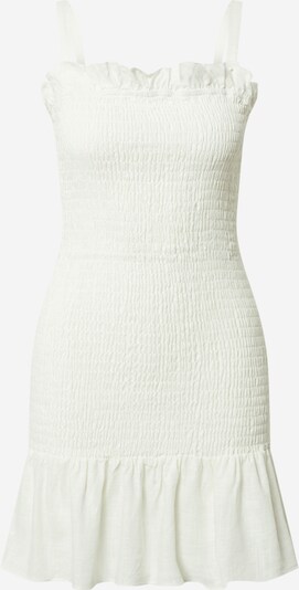 Rochie GLAMOROUS pe alb murdar, Vizualizare produs