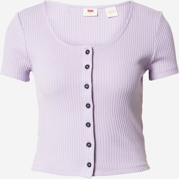 LEVI'S ® Тениска 'Short Sleeve Rach Top' в лилав: отпред