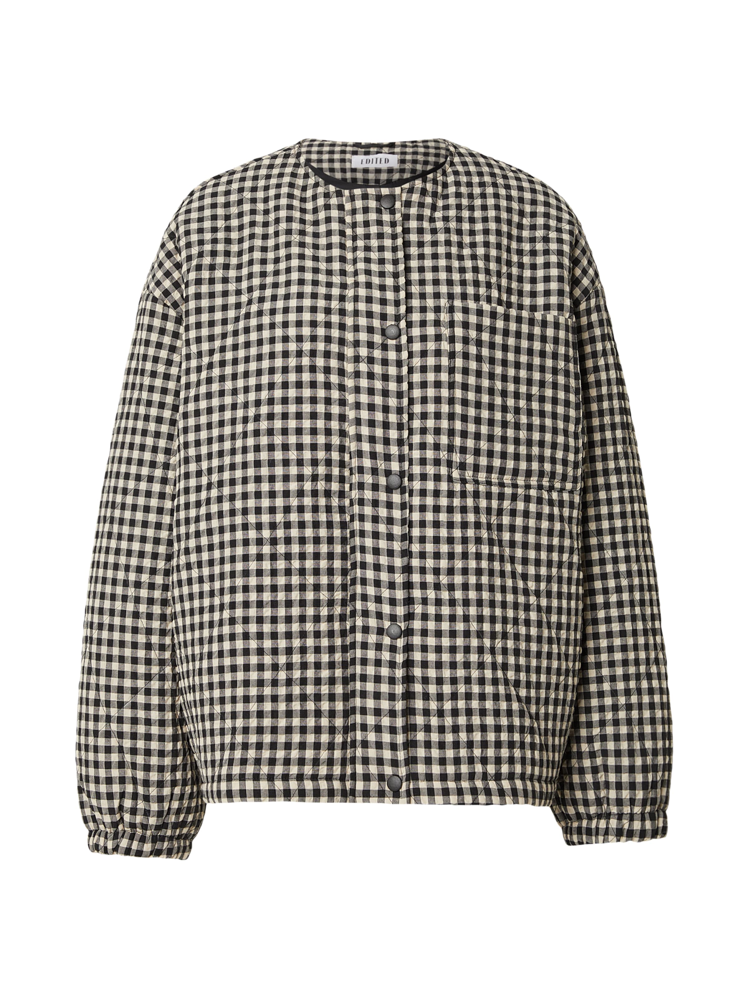 EDITED Tussenjas 'Brooklyn' in Zwart: voorkant