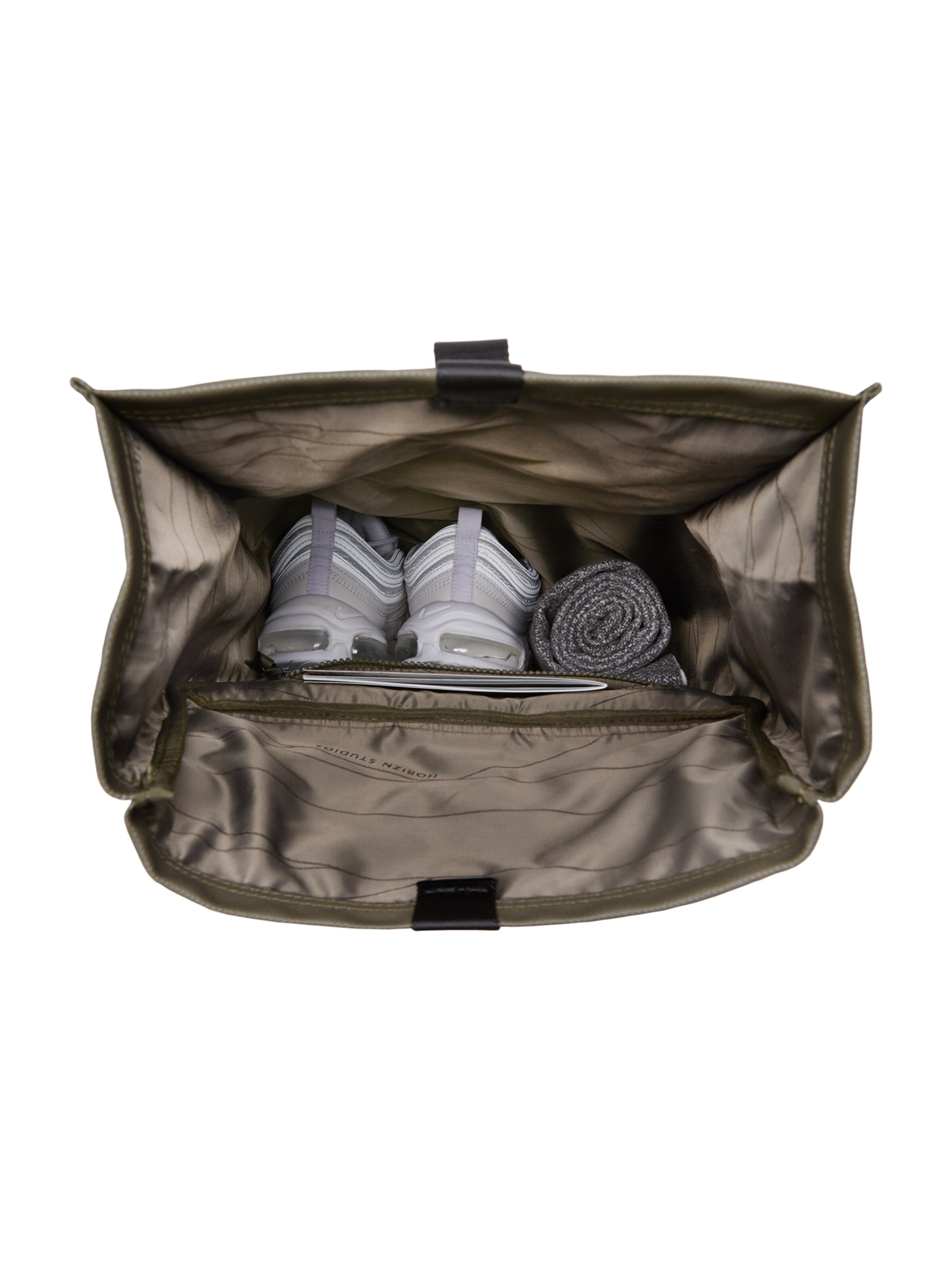 Sac à dos 'SoFo Rolltop X' Horizn Studios en vert