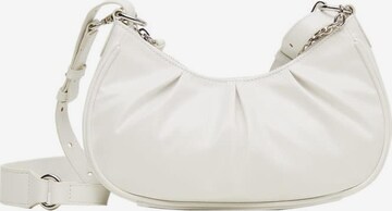 MANGO Shoulder Bag in White: front