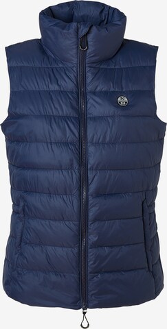 North Sails Sportbodywarmer 'RHEA GILET' in Blauw: voorkant