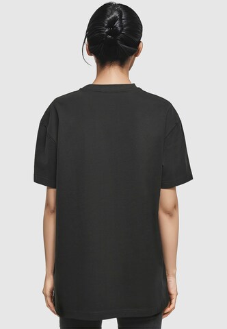 Merchcode T-Shirt 'Abstract Lines' in Schwarz