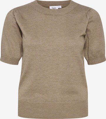 SAINT TROPEZ Sweater 'Mila' in Grey: front