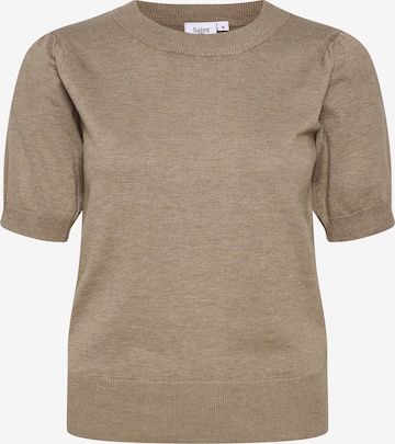 SAINT TROPEZ Sweater 'Mila' in Grey: front