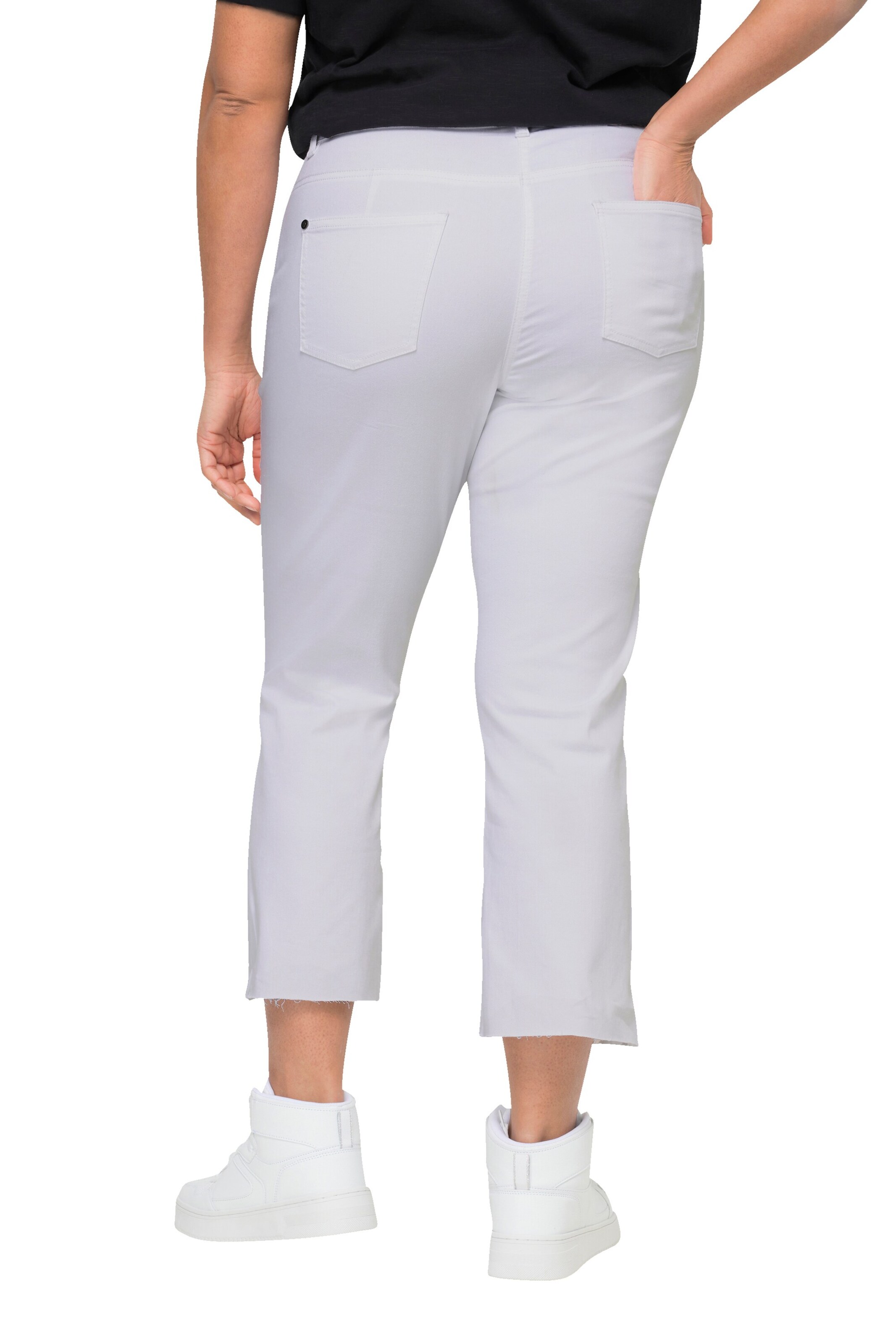 Angel of Style Flared Jeans in Weiß