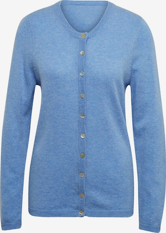 Goldner Knit Cardigan in Blue: front