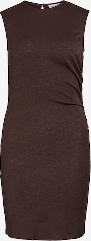 VILA - Vestido 'VIDANNI' en marrón: frente