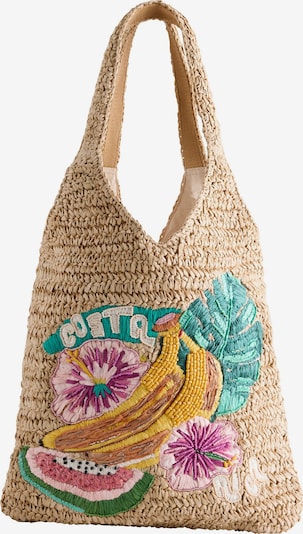 Next Ostoskassi 'Costa Rica' koossa One Size värissä beige / turkoosi / keltainen / roosa, Tuotenäkymä