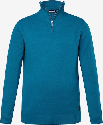 Pull-over Men Plus en bleu : devant