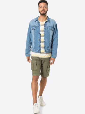 Regular Pantalon cargo !Solid en vert