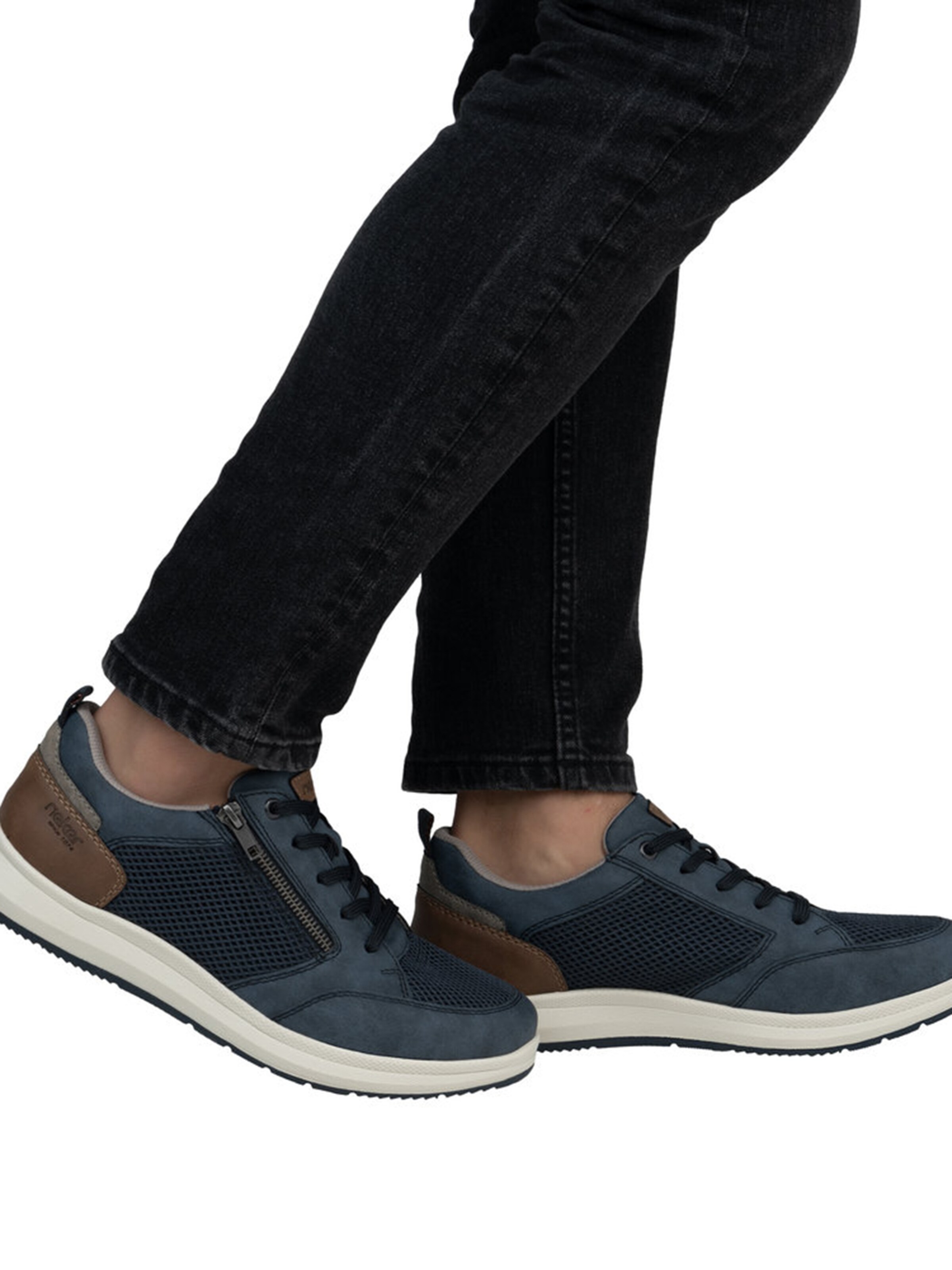 Rieker Športni čevlji z vezalkami | modra barva