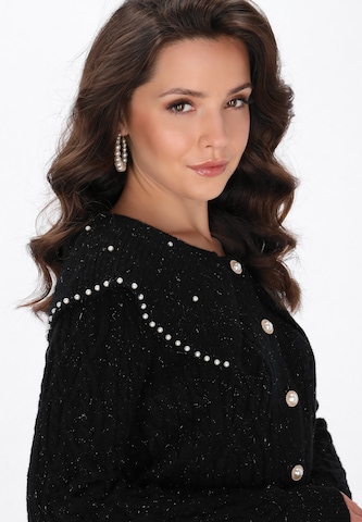 faina Knit cardigan in Black
