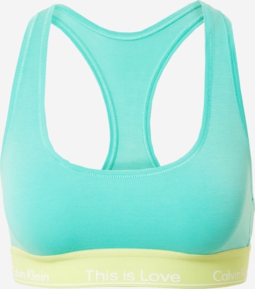 Calvin Klein Underwear Bra in Green: front