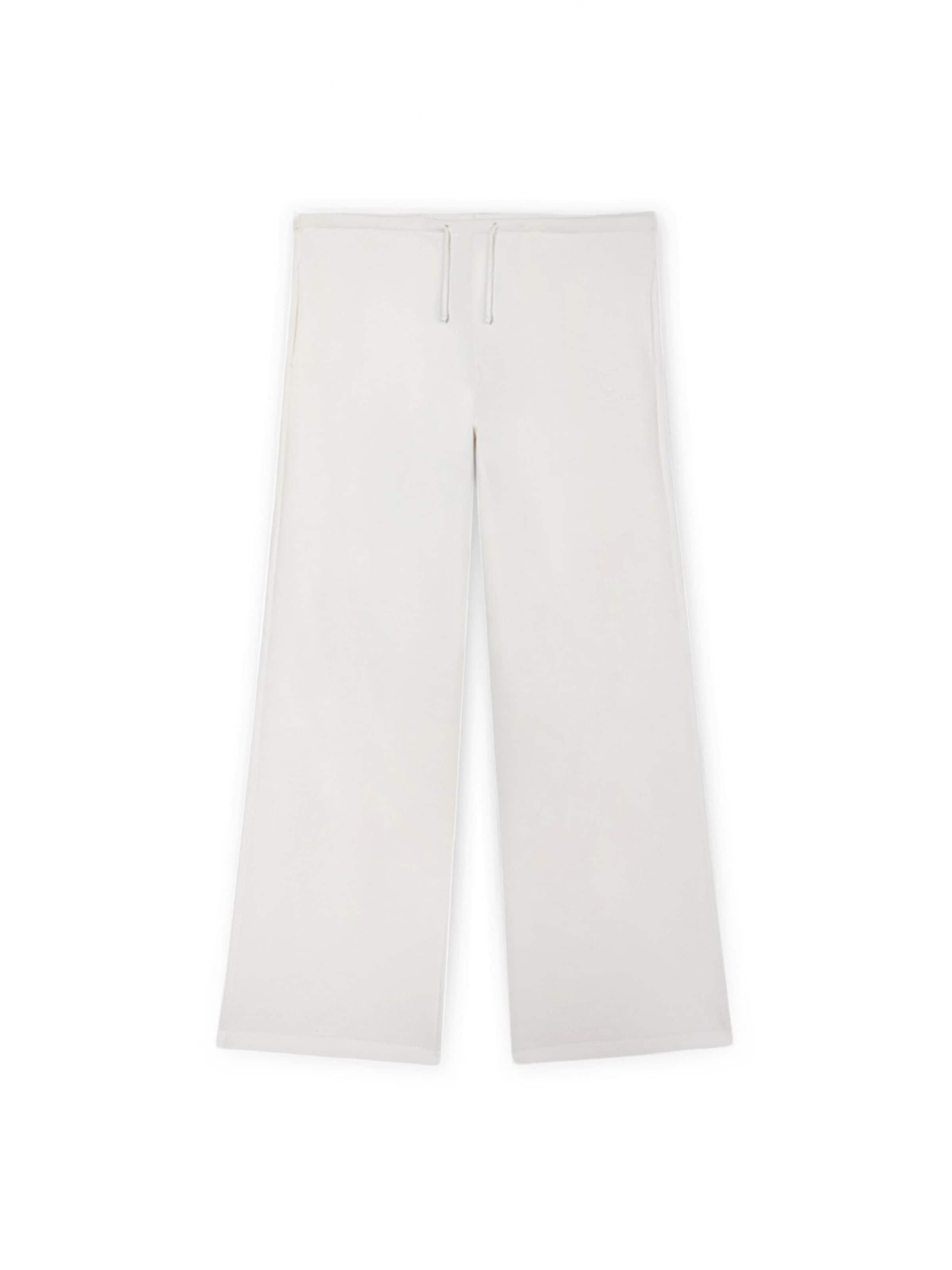 Trussardi - regular Pantalón en blanco: frente