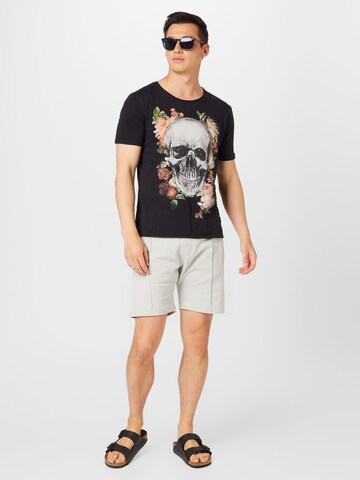 T-Shirt 'TERMINAL' Key Largo en noir