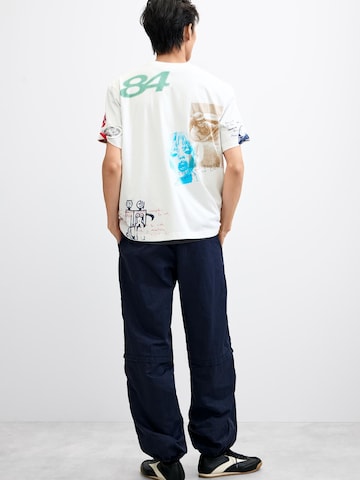 Tricou de la Desigual pe alb