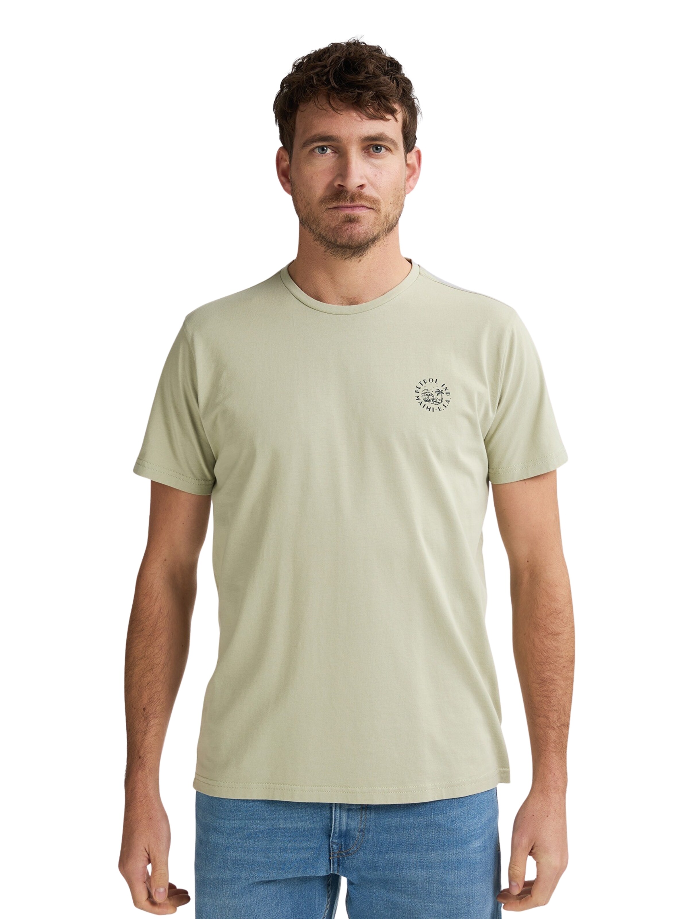 Petrol Industries T-Shirt in Grün: Vorderseite