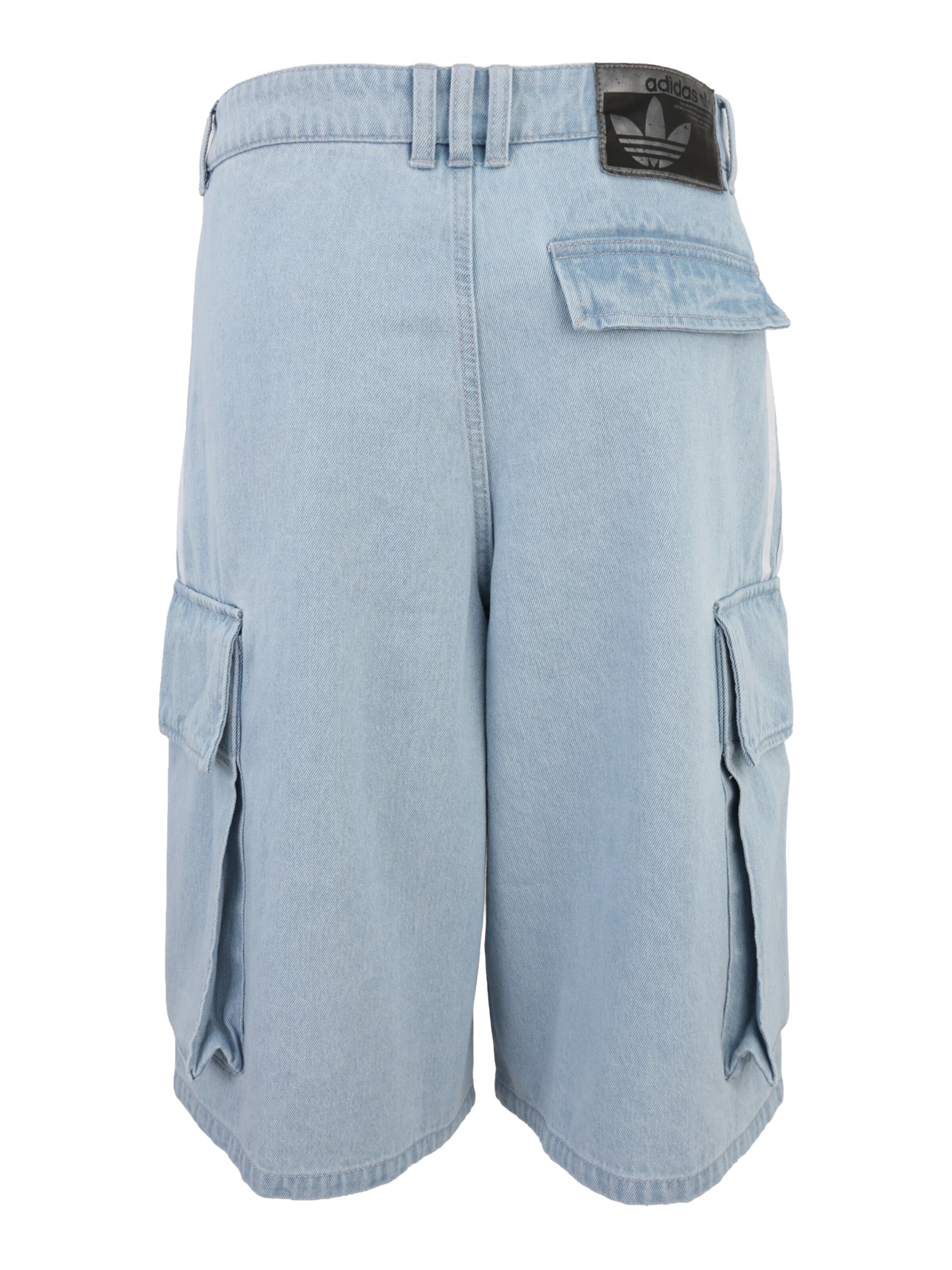 ADIDAS ORIGINALSWide Leg/ Široke nogavice Cargo traperice - plava boja