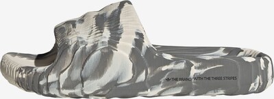 ADIDAS ORIGINALS Muiltjes 'Adilette 22' in de kleur Grijs / Zwart / Offwhite, Productweergave