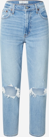 Abercrombie & Fitch - Regular Calças de ganga em azul: frente