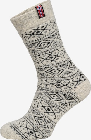 HomeOfSocks Socken 'HOS807' in Weiß: Vorderseite