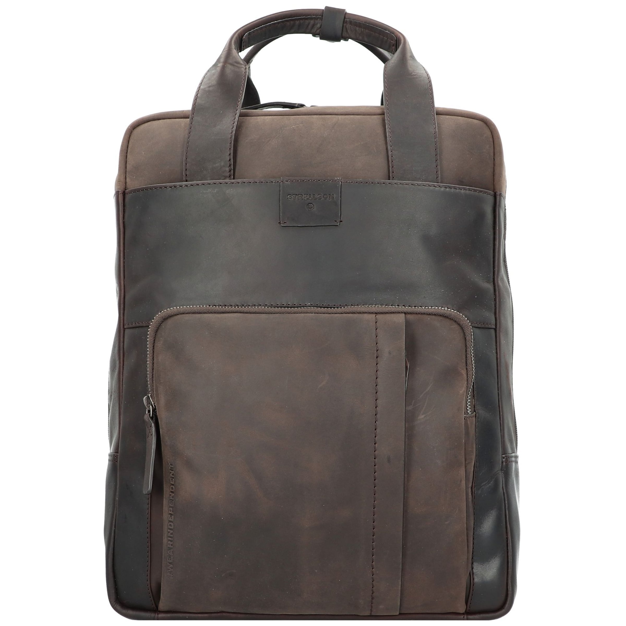 STRELLSON Rucksack 'Brick Lane Josh' in Braun: Vorderseite