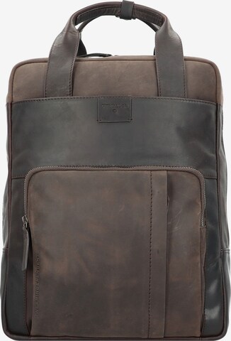 STRELLSON Backpack in Brown: front