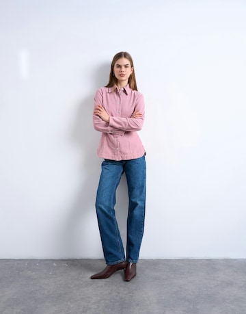 TOPSHOP Блузка 'Aubrey' в Ярко-розовый