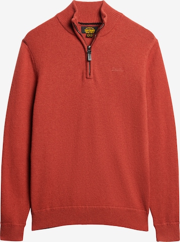 Superdry Sweater 'Essential' in Orange: front